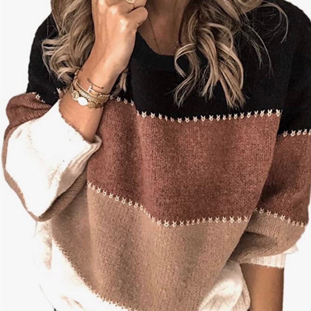 HP🎉🌷NEW❣️Pullover sweater multi color- Sz XL